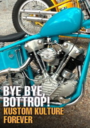 Banner Kustom Kulture Forever  Harley Chopper Custom Parts Accessories IOE Flathead Knucklehead Panhead Shovelhead Evolution Sportster HotRod