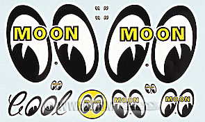Mooneyes decal set