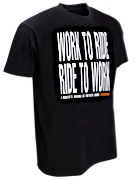 W&W Classic T-Shirts - WORK TO RIDE - RIDE TO WORK