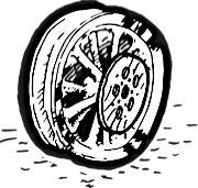 for Ø 3/4” Wheel Axle 1973-2007