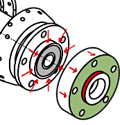 Bifunctional Flange Offset Spacers and Center Reducers