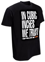 W&W IN CUBIC INCHES WE TRUST T-Shirts