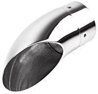 Turn-Down/Turn-Out End Caps for 3” Disc Mufflers
