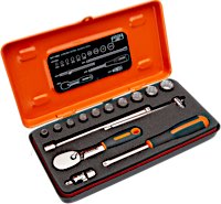 Bahco Ratchet and Socket Sets 1/4” SAE