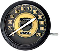Army Style Fat Bob Speedometer
