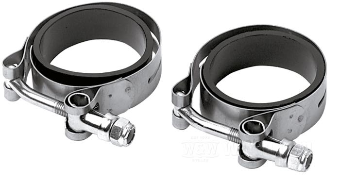 Aircraft Style Rubberband Manifold Clamps
