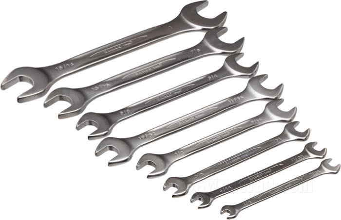 Bahco Dual Open End Wrench Sets SAE