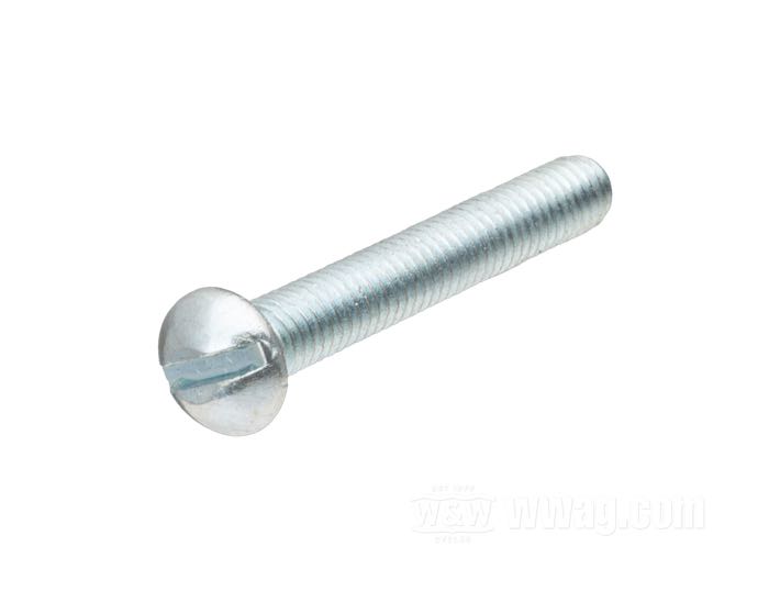 Slotted Round Head Screws Zinc-plated