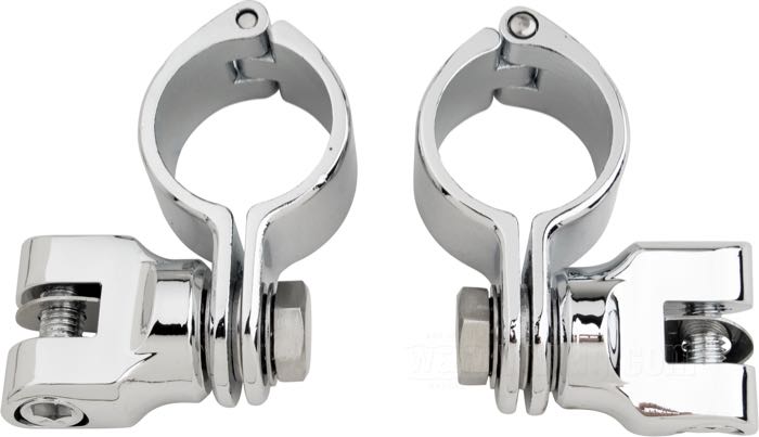 Kuryakyn Magnum Quick Clamps with Footpeg Mounts