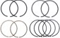 S&S Piston Ring Sets 3-5/8” Big Bore for Forged Pistons OHV 1936-1984
