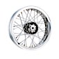 Wheels with Tapered Roller Star Hub and Flanged Aluminum Rim