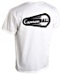 Camisetas Cannonball blancas - print negro
