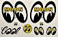 Mooneyes Stickers Set