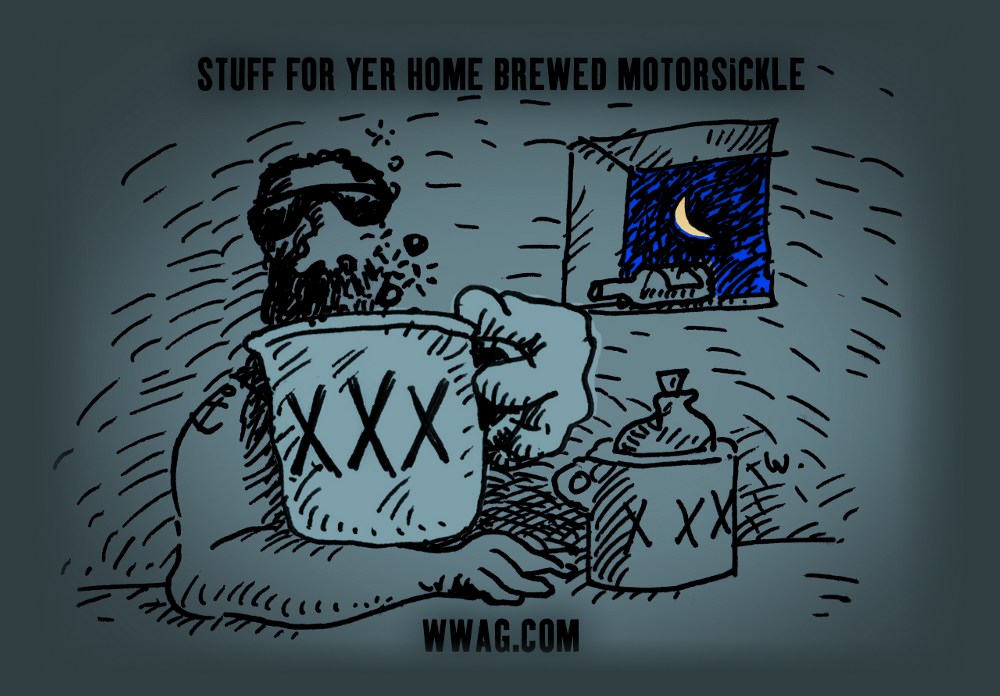 stuff for yer home brewed motorsickle