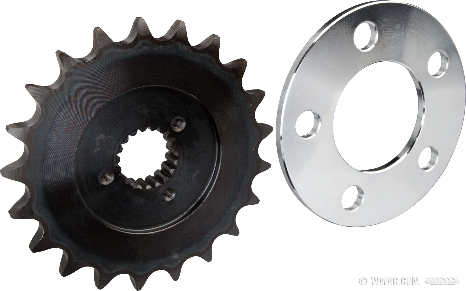 W&W Cycles Sprockets and Pulleys > Offset Sprocket Kits for Evolution Sportster