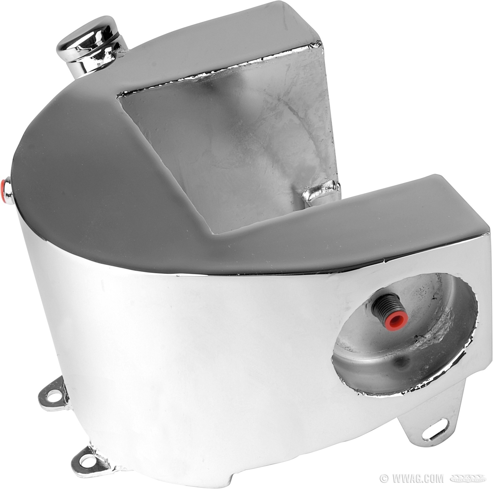 W&W Cycles Öltank > Paughco Custom Horseshoe Öltank mit Filter