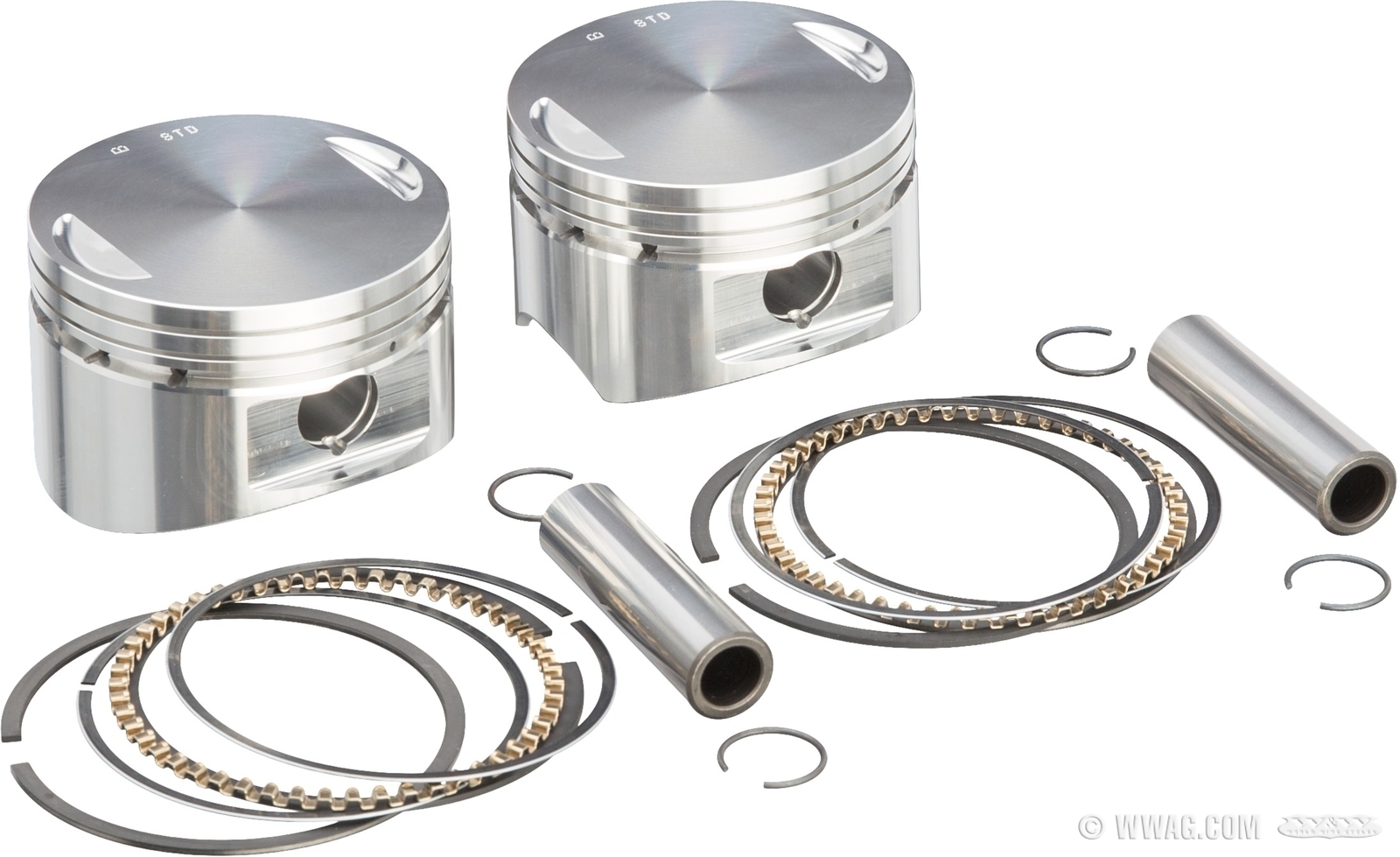 W W Cycles Engine S S Forged Pistons 3 5 8 Big Bore Evo Stock midjourney-aspect-ratio-parameter