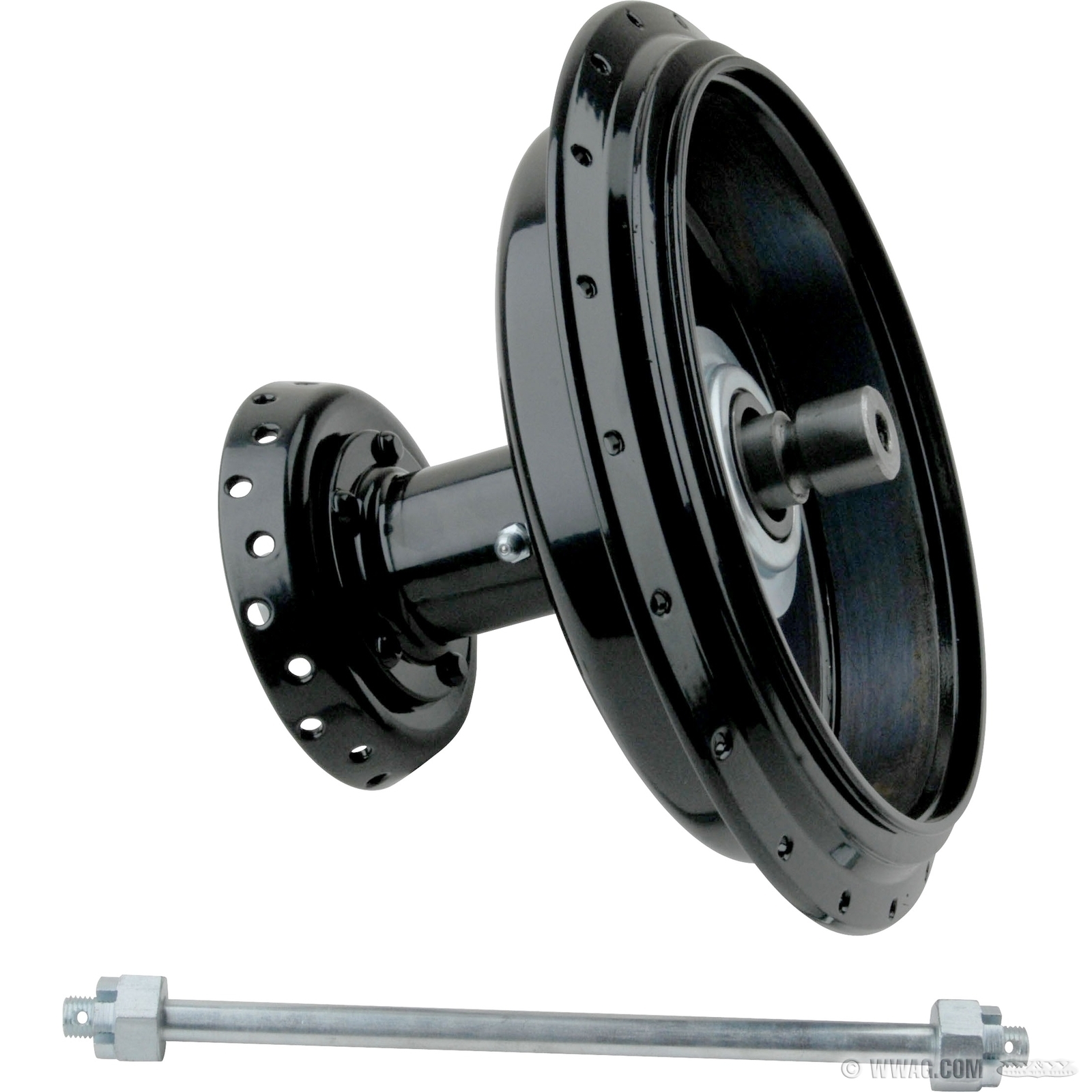 W&W Cycles Wheels > Front Half Hub/Brake Drum 45”/750 cc