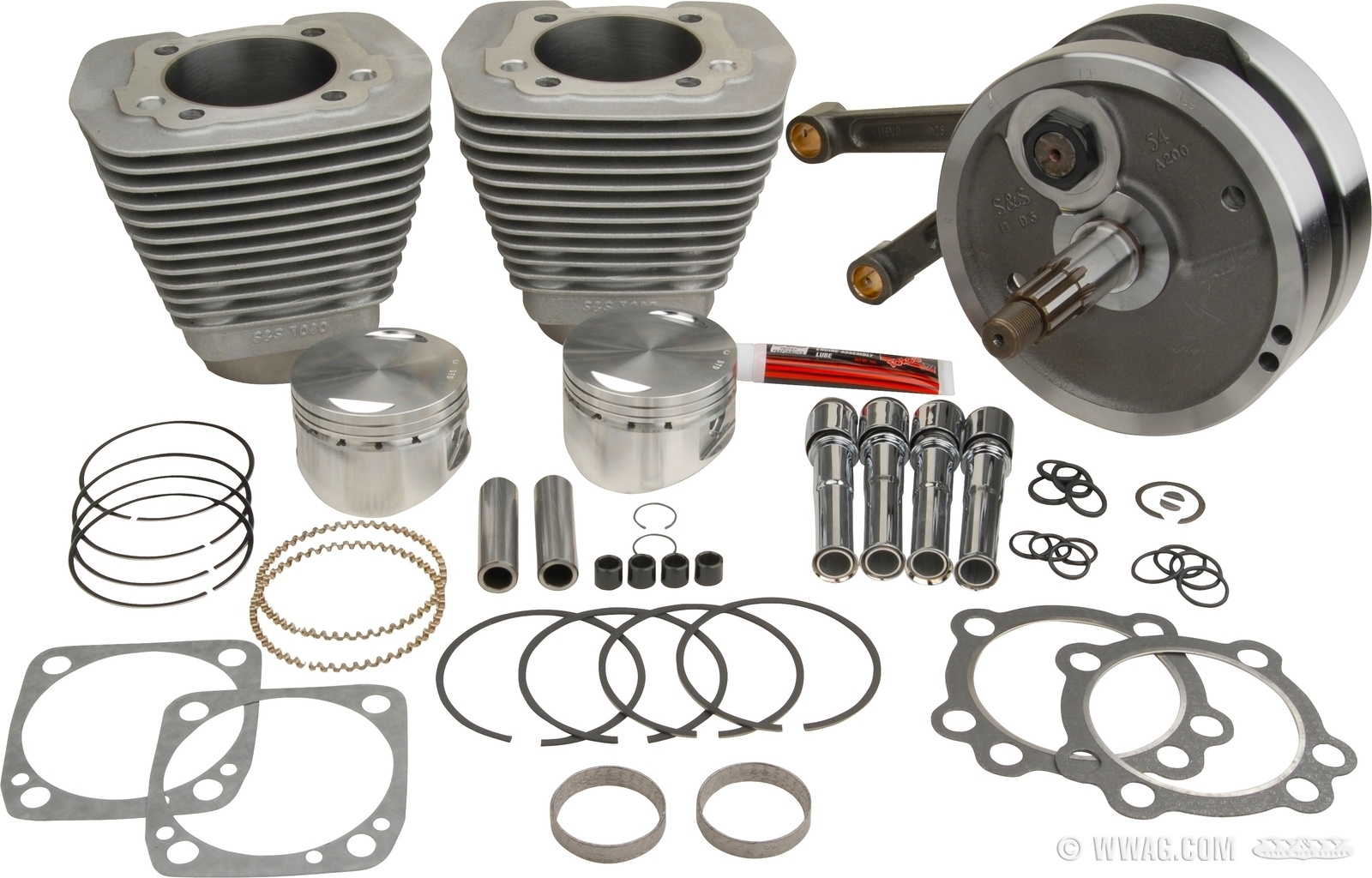 W&W Cycles Motor > S&S Sidewinder Kits für Evolution Big Twin