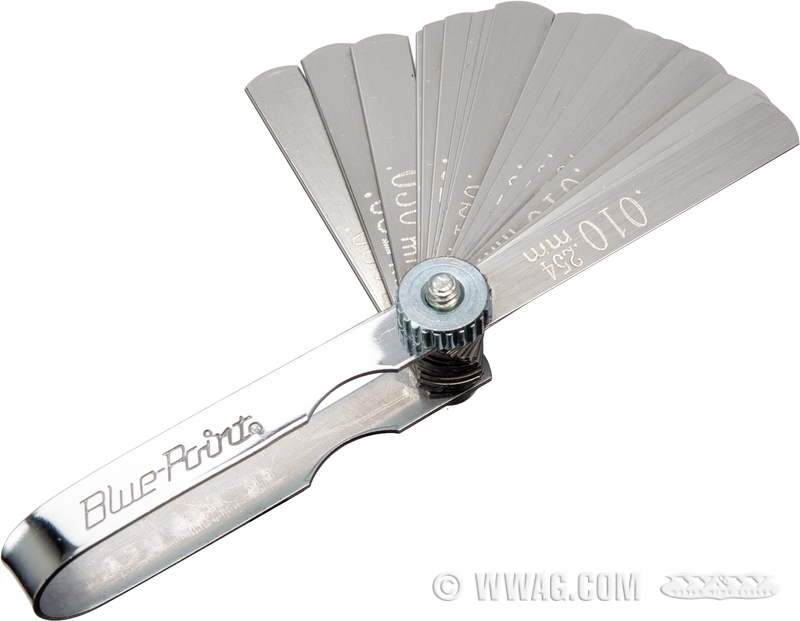 W&W Cycles Garage and Tools > Mini Feeler Gauge Sets 0.010