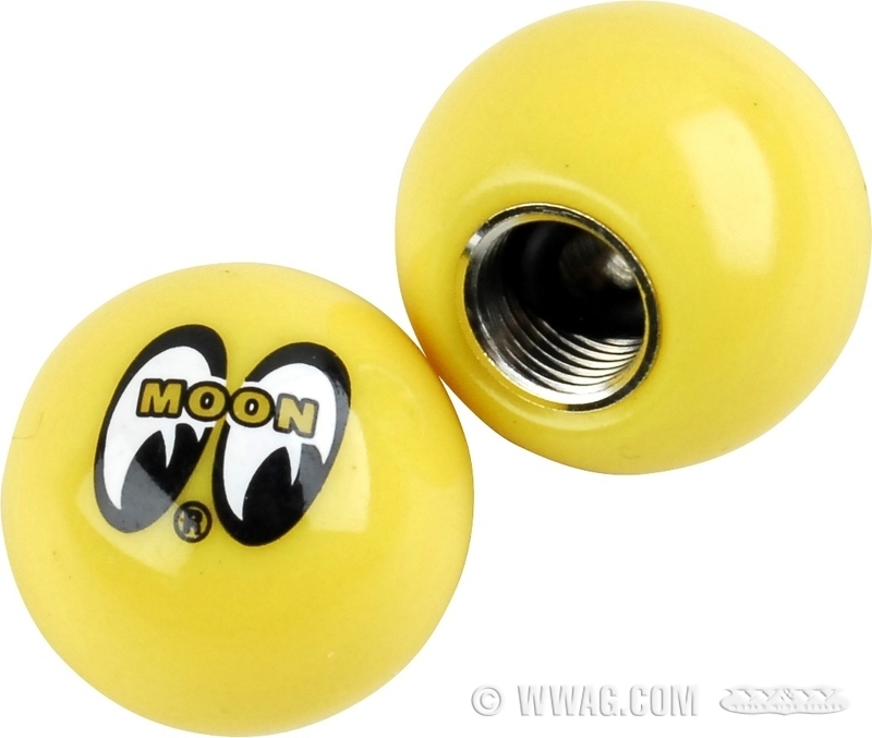 W&W Cycles Wheels > Mooneyes Round Valve Caps