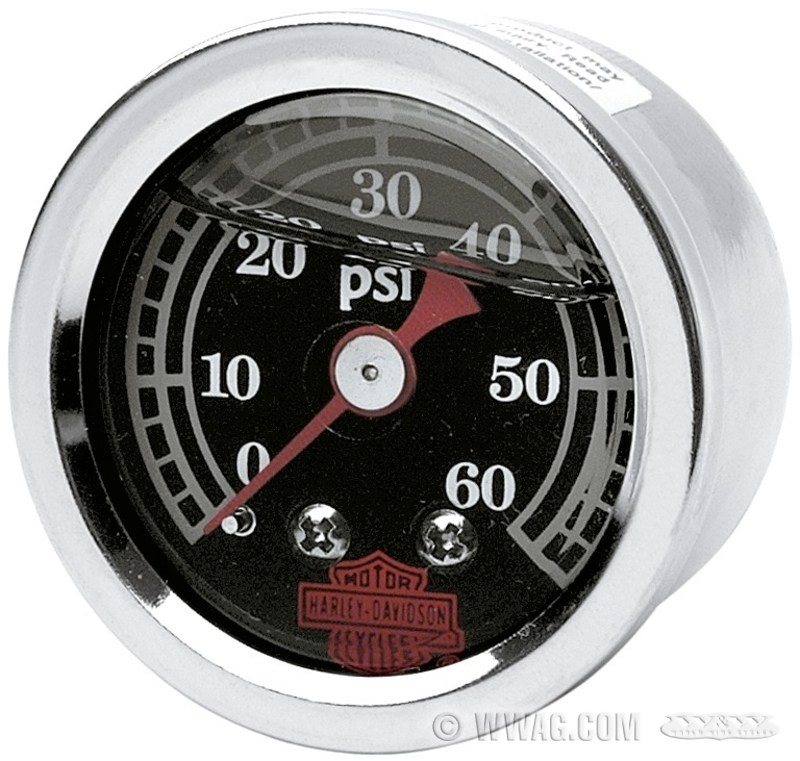 W&W Cycles Oil Tank > HarleyDavidson Oil Pressure Gauge