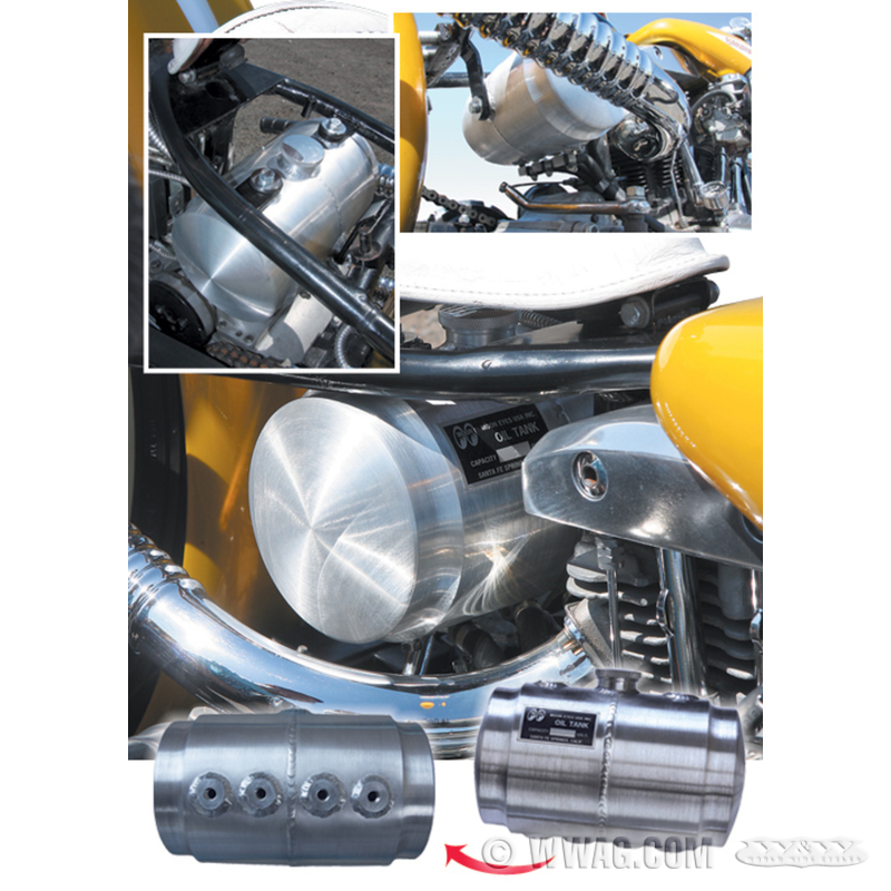 W&W Cycles Oil Tank > Moon Barrel Oil Tank