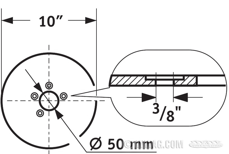 W&W Cycles Brakes > Brake Rotor Bolts for 3/8” Holes with Flat