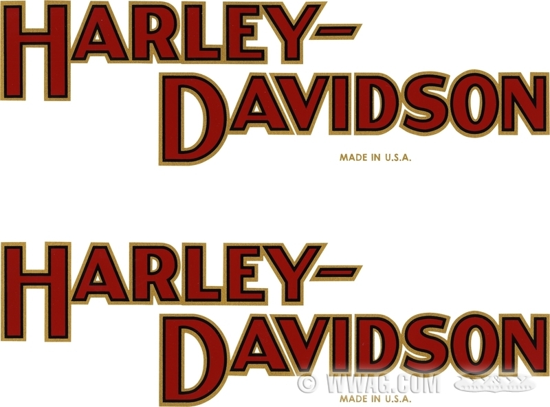 Harley Tank Decal | eBay