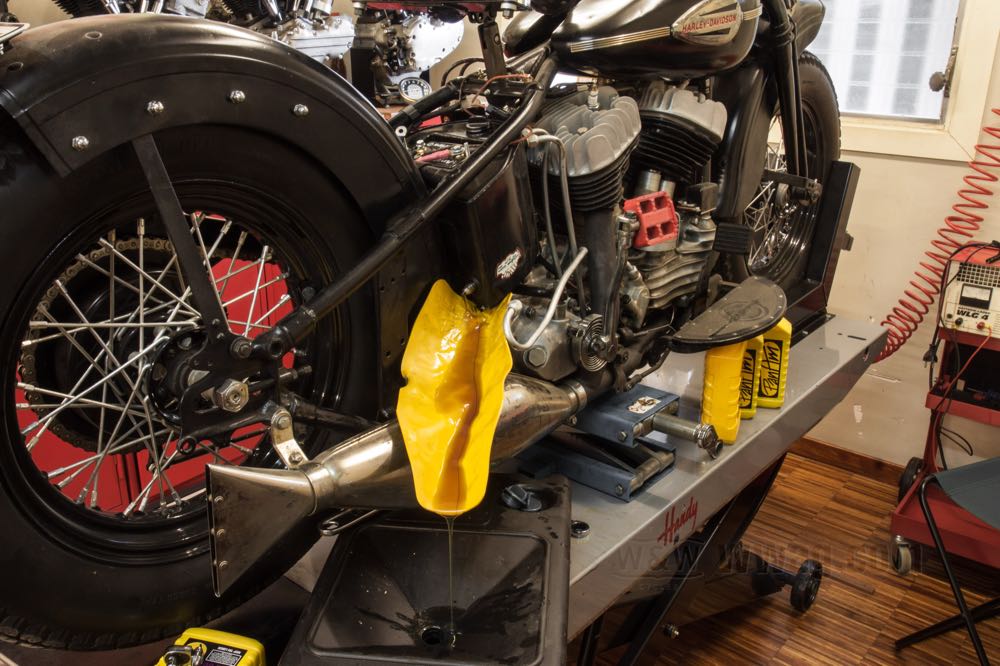 In letargo con l'olio nuovo.