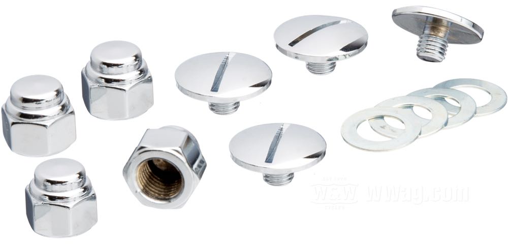 W&W Cycles - Rocker Arm Shaft Screws and Nuts OEM Style W&W Cycles - Rocker Arm Shaft Screws and Nuts OEM Style