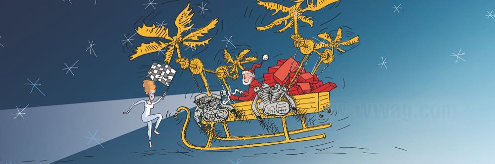 Vroom Santa with love