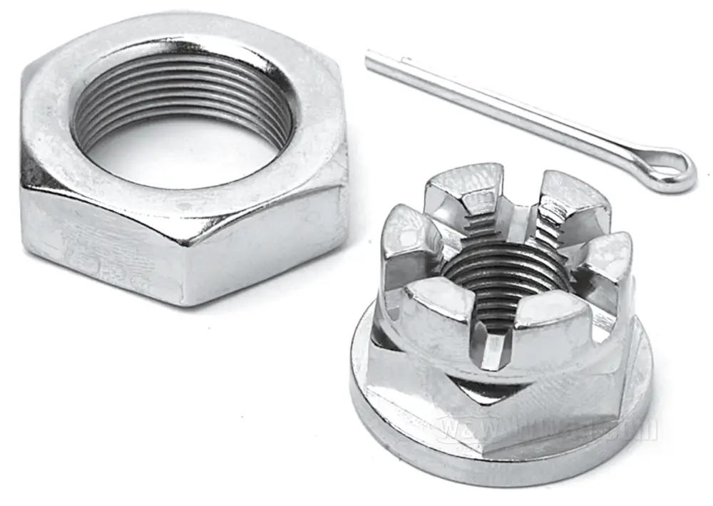 Axle Nut Kit, Big Twin 1930-1945, chrome