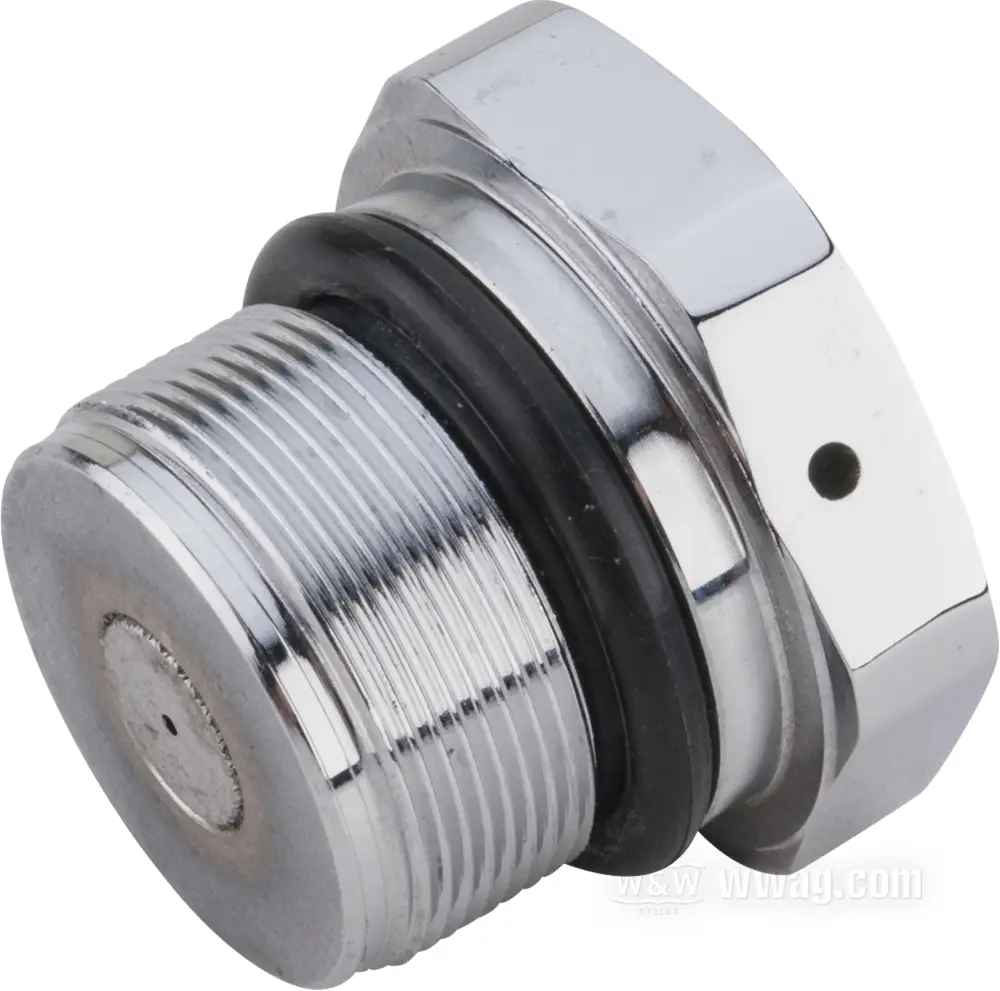 Harley Davidson 39mm Fork Slider Drain Screw Plugs – Polished Stainless Steel, Fits 1984-2013 Models 5 thumbnail image
