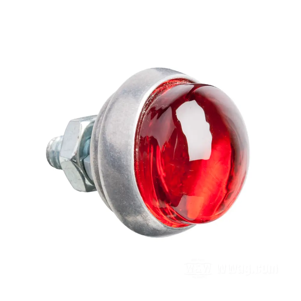 Reflector Glo-Brite Saddlebag Smooth Back, Red