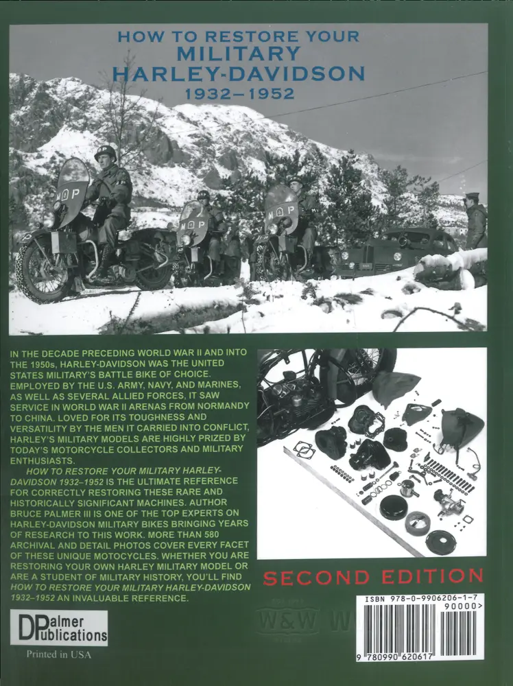 HOW TO RESTORE YOUR MILITARY HD レア洋書ハーレー How to restore your MILITARY harley davidson, Palmer, 1st edition