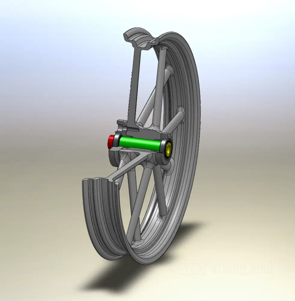 W&W Cycles - MAG-12 Front Wheels Narrow Glide 2000-07 Type