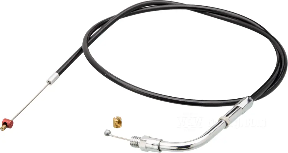Throttle Cable, Black Vinyl, B-coil 81 cm