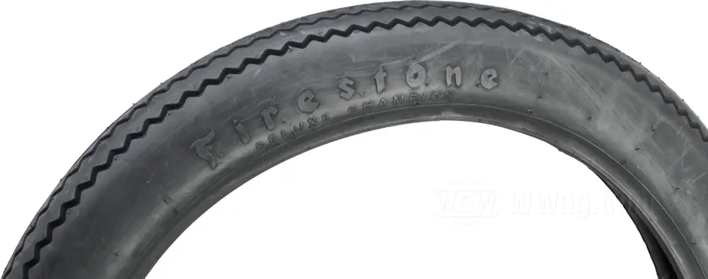 Tire Firestone Deluxe Champion, front/rear, 3.25-19 54S