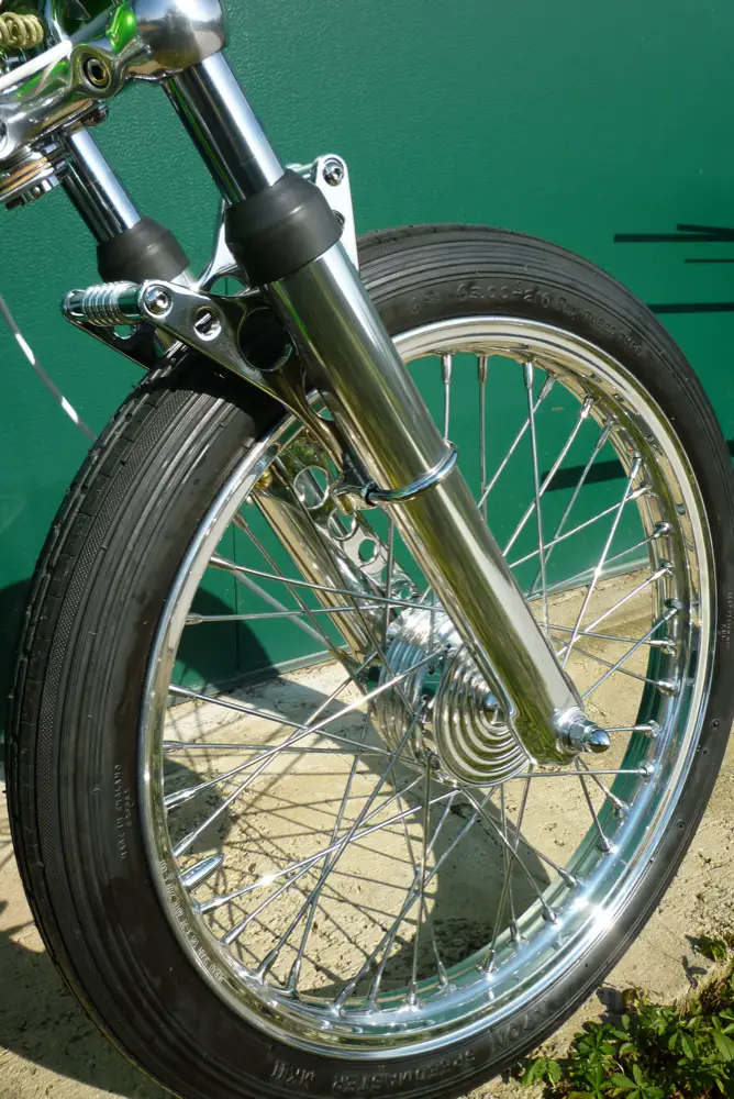 W&W Cycles - Kustom Tech Mini Front Drum Brake