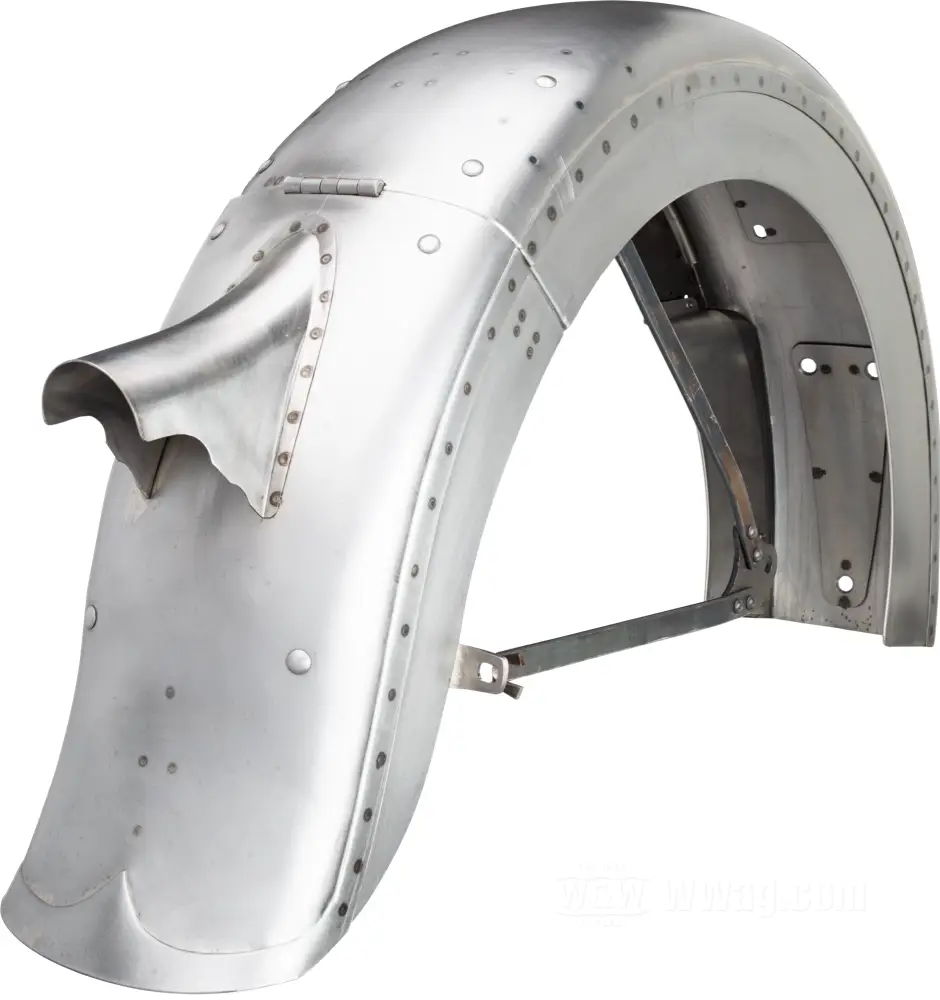fantic motor chopper 50 tx 130 parafango anteriore in acciaio inox