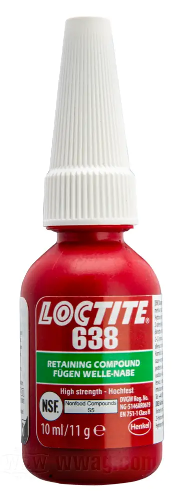 Adesivo Forte LOCTITE 638 - Per Parti Cilindriche, Resistente A Vibrazioni E Alte Temperature
