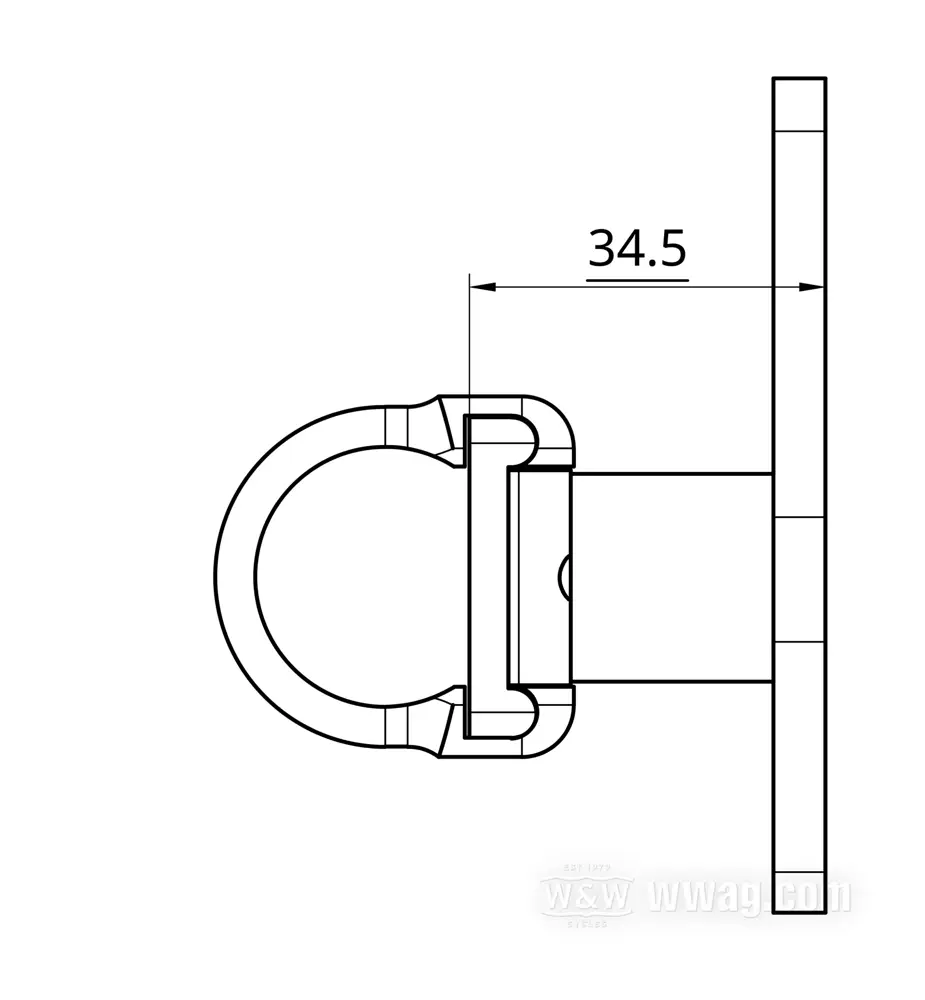 2 Ganci Per Parafango In Acciaio Inox 316, Gancio A Molla Marina Pesante, Per Barche, Camper E Rimorchi, Dimensione 43x31mm - 3