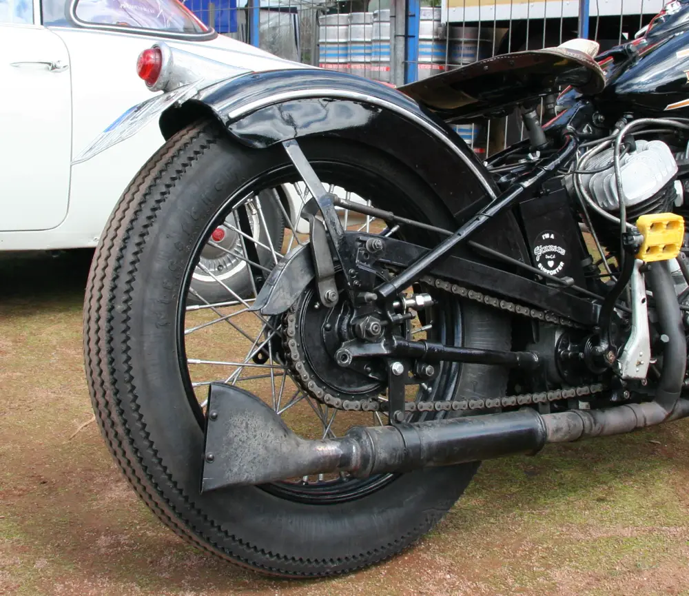 Tire Firestone Deluxe Champion, front/rear, 4.50-18 70S