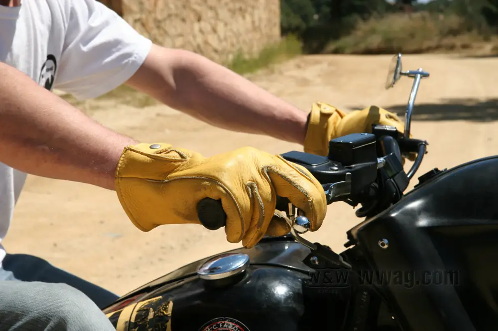 GEIERGLOVE CO.448 エルクスキン レザーグローブUSA製サイズ8 Geier Mod. 448 Gloves, Tan, M