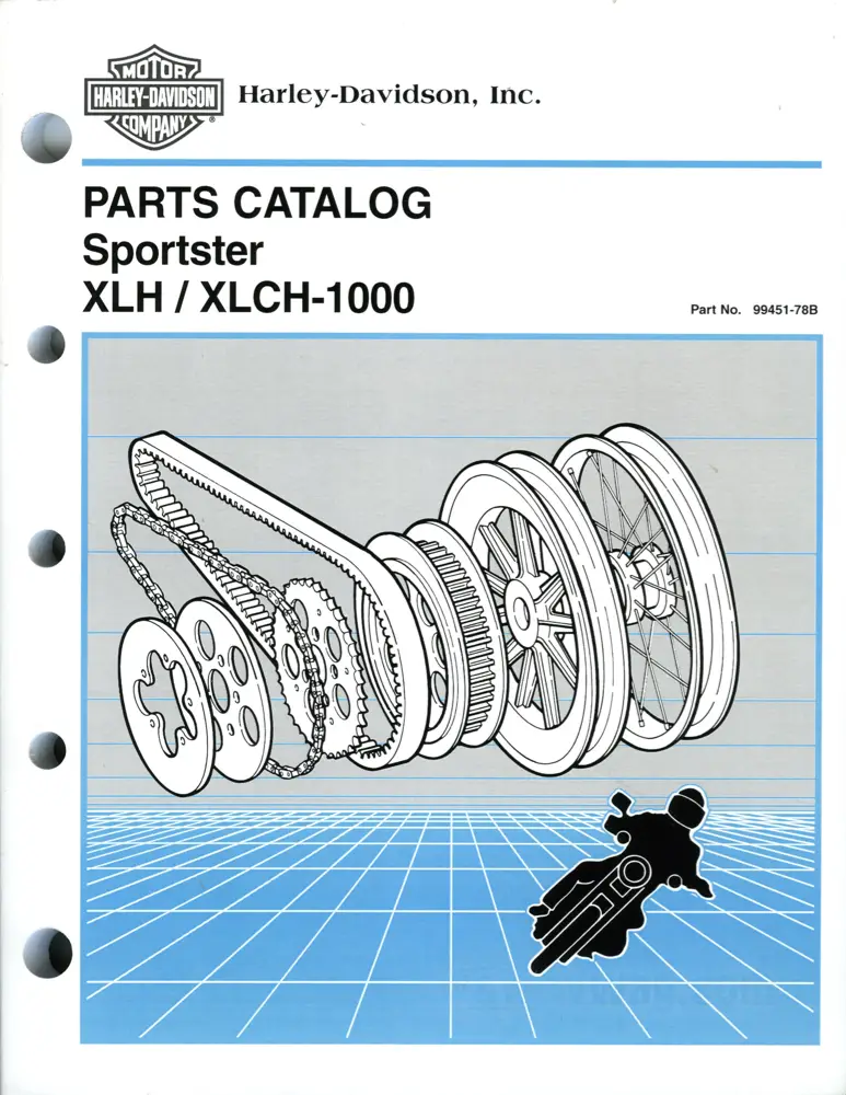 H-D Parts Catalog for Sportster 1954-1978