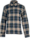 Blue Beige Check