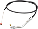 Cable acelerador en vinilo negro