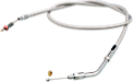 Cable de ralentí forrado transparente trenzado