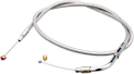 Cable acelerador forrado transparente trenzado